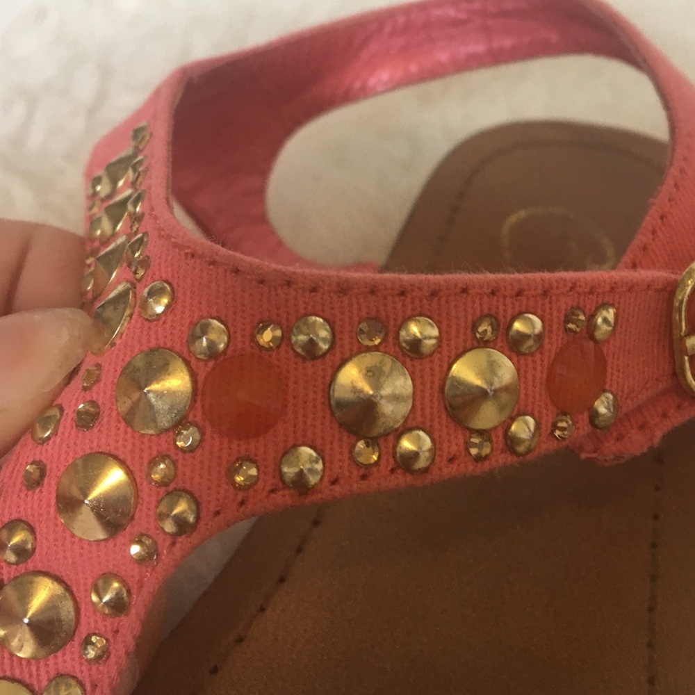 Pink Jeweled Sandals - Picture 4 of 4